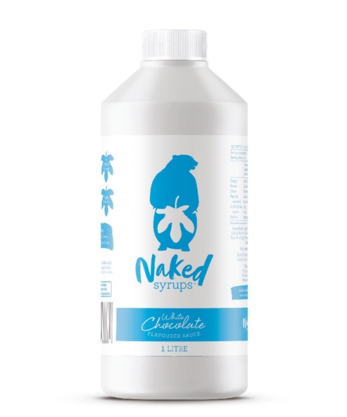 NAKED – SAUCE – WHITE CHOCOLATE – 1LTS