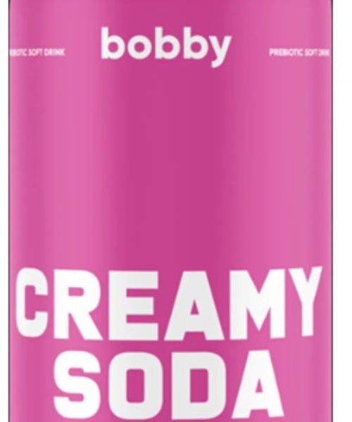 BOBBY – CREAMY SODA – PREBIOTIC – CANS 330MLS – 12PK