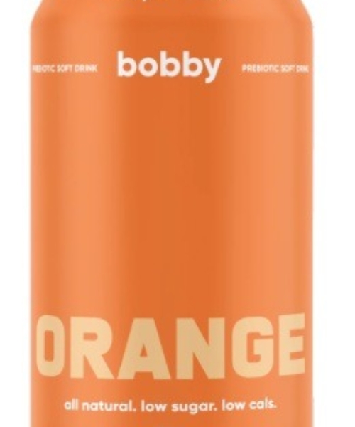 BOBBY – ORANGE – PREBIOTIC – CANS 330MLS – 12PK