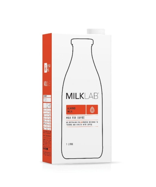 MILK LAB – UHT MILK – ALMOND – 1LTS – 8PK