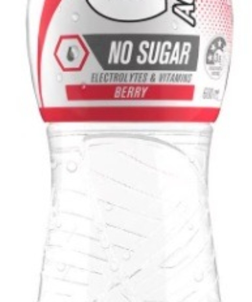 GATORADE – NO SUGAR – BERRY – 600MLS – 12PK