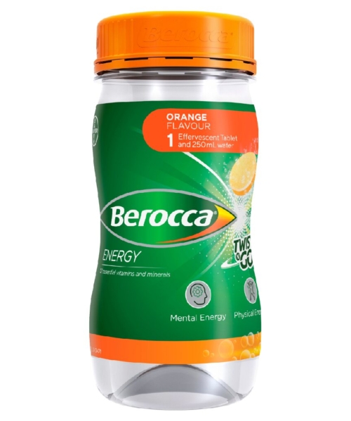 BEROCCA – TWIST AND GO – ORANGE – 250MLS – 12PK