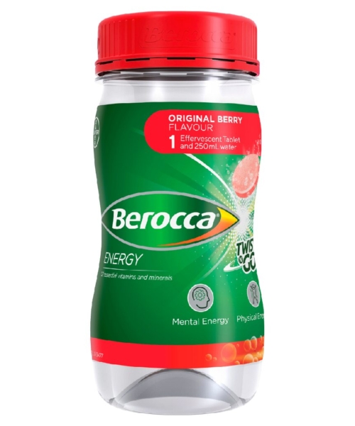 BEROCCA – TWIST AND GO – ORIGINAL BERRY – 250MLS – 12PK