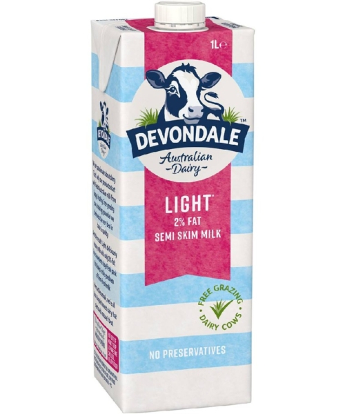 DEVONDALE – LIGHT SEMI SKIM MILK – 1LTS – 10PK