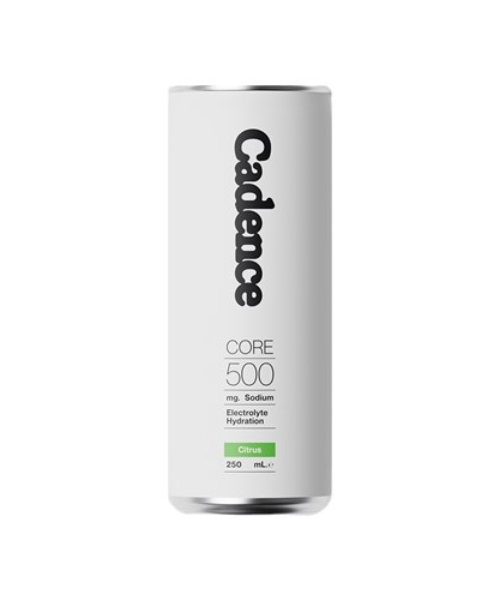 CADENCE- CORE 500 – ELECTROLYTE DRINK – CITRUS – 250MLS – 24PK