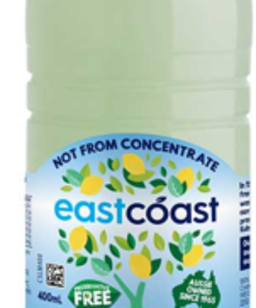 EASTCOAST – JUICE 100% – COUNTRY STYLE MINT LEMONADE – 400MLS – 12PK