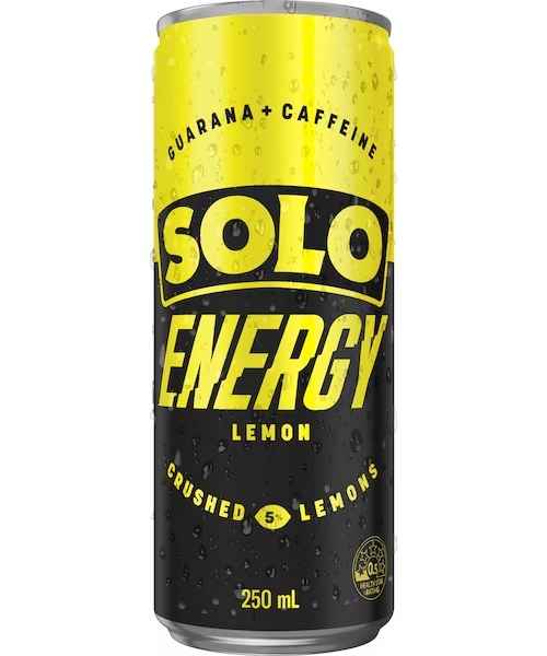 SOLO – ENERGY – CANS 250MLS – 24PK