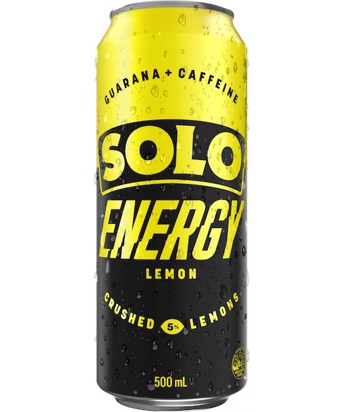 SOLO – ENERGY – CANS 500MLS – 24PK