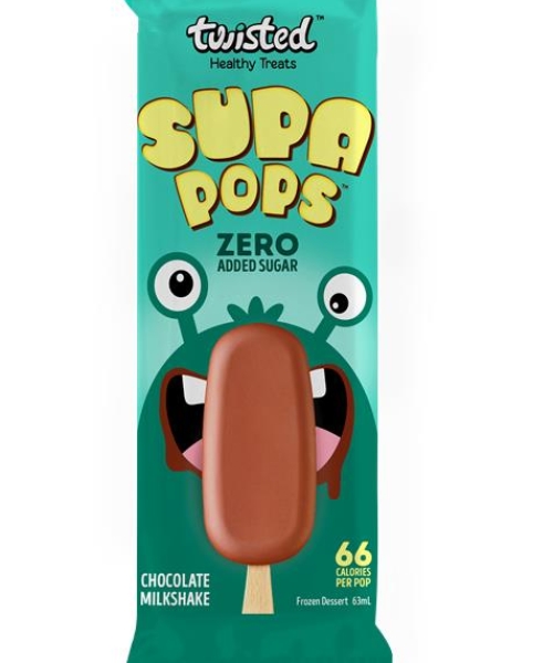 TWISTED – SUPER POP – CHOCOLATE MILKSHAKE – 36PK