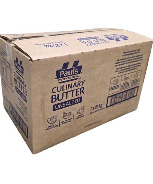 PAUL’S – PRO UNSALTED BUTTER – 25KG