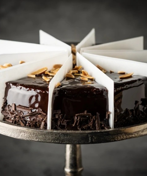 CHOC MUD CAKE – V, GF – PRE-SLICED – 10PK – 1.77KG