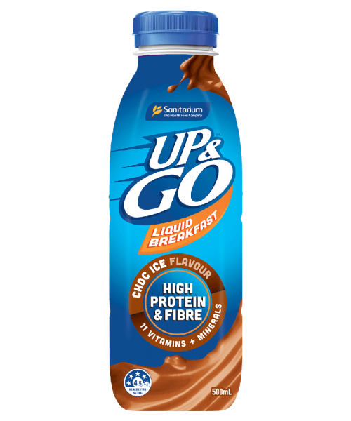 UP & GO – CHOC ICE – PET 500ML – 8PK