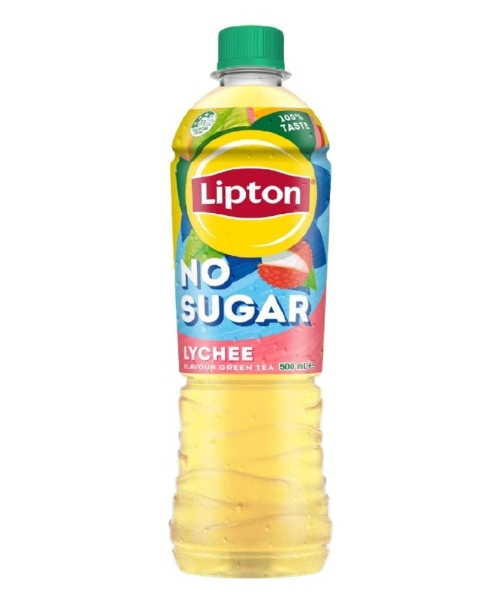 LIPTON – ICED TEA – NO SUGAR – LYCHEE – 500MLS – 12PK