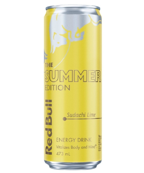 RED BULL – SUMMER EDITION – SUDACHI LIME – 473MLS – 12PK