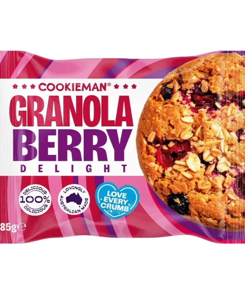 COOKIE MAN – BAKEHOUSE – GRANOLA BERRY – 12PK