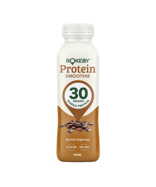 ROKEBY FARM – PROTEIN SMOOTHIE – DOUBLE ESPRESSO – 425MLS – 12PK