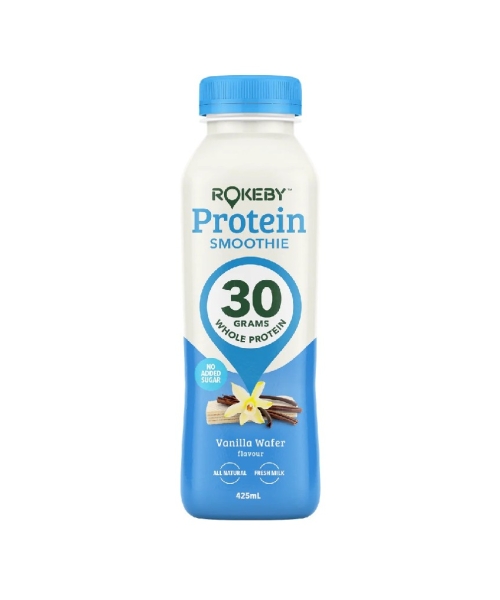 ROKEBY FARM – PROTEIN SMOOTHIE – VANILLA WAFER – 425MLS – 12PK