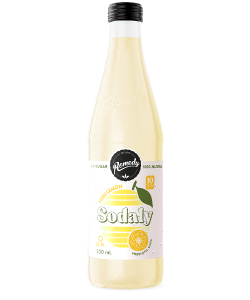 REMEDY – SODALY – YUZU LEMON – 330MLS – 8PK